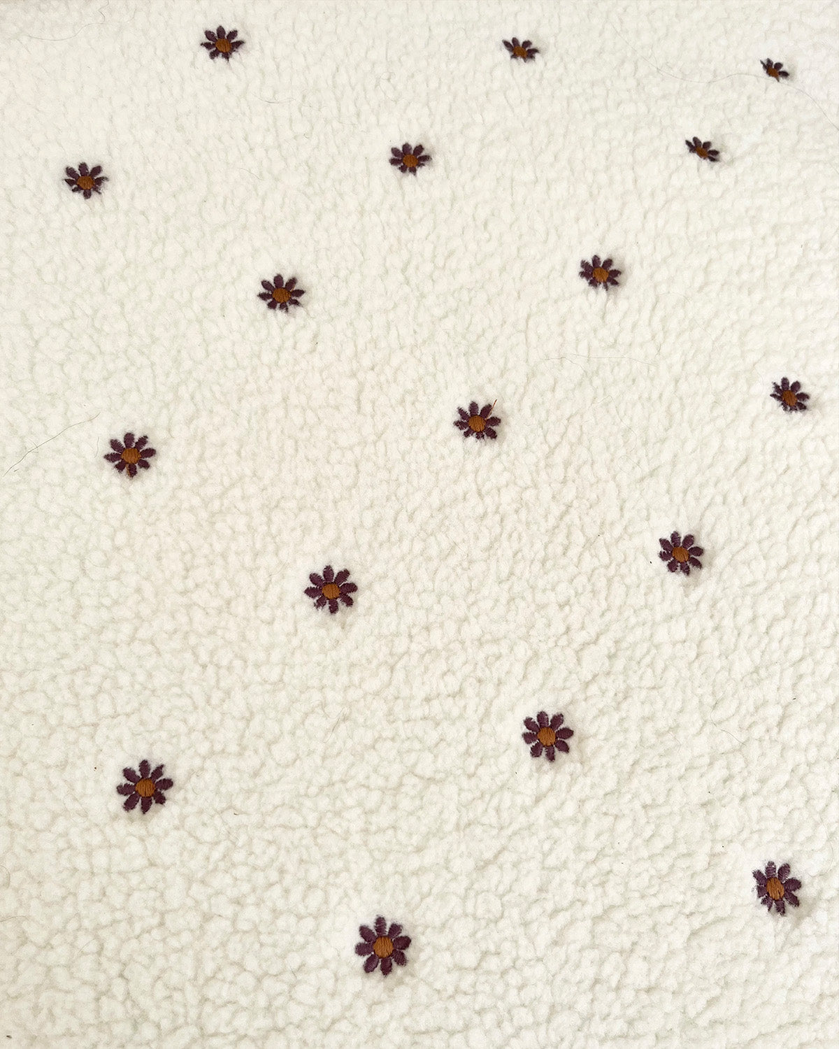 Witte Bloemen Mat