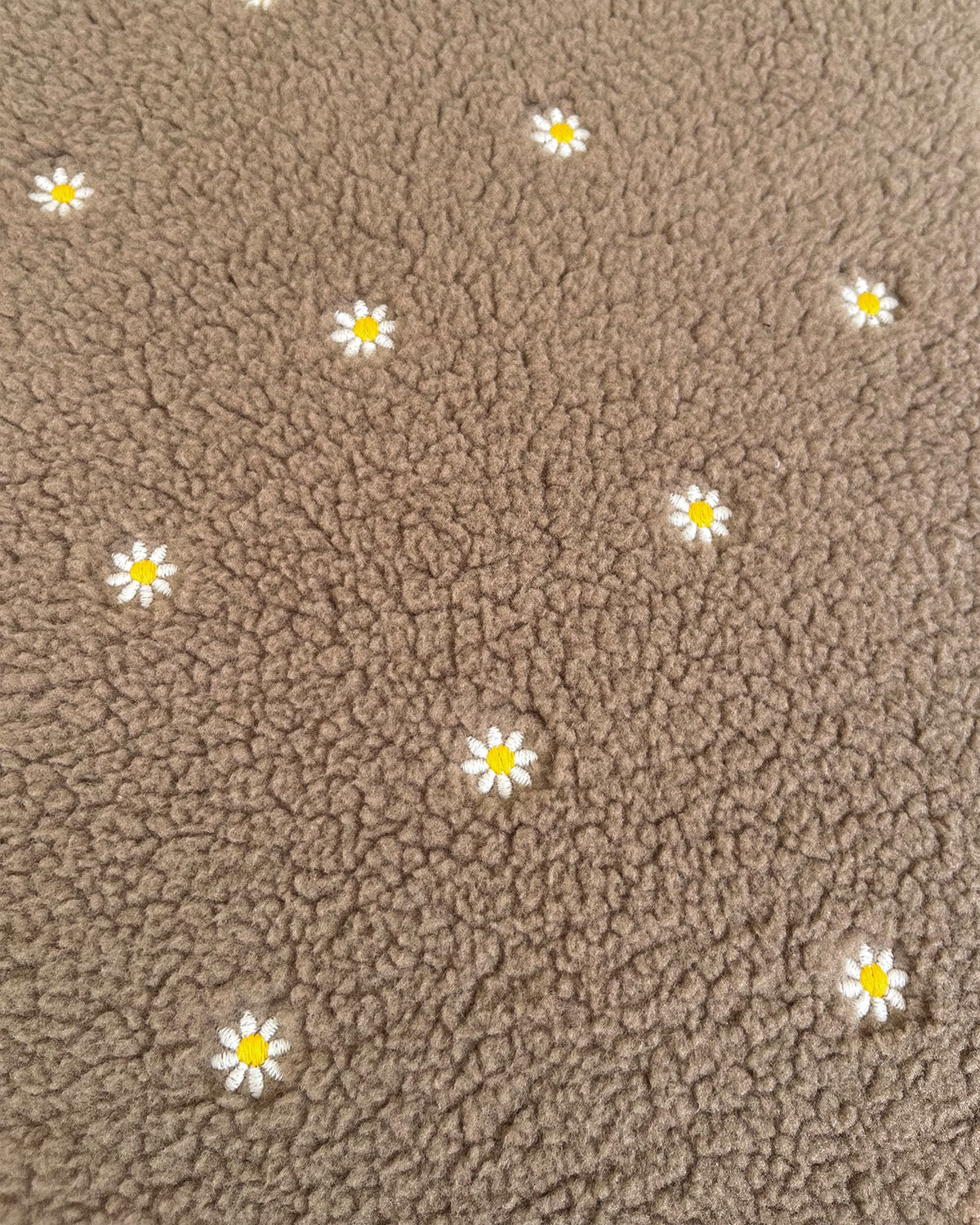 Bruine Bloemen Mat