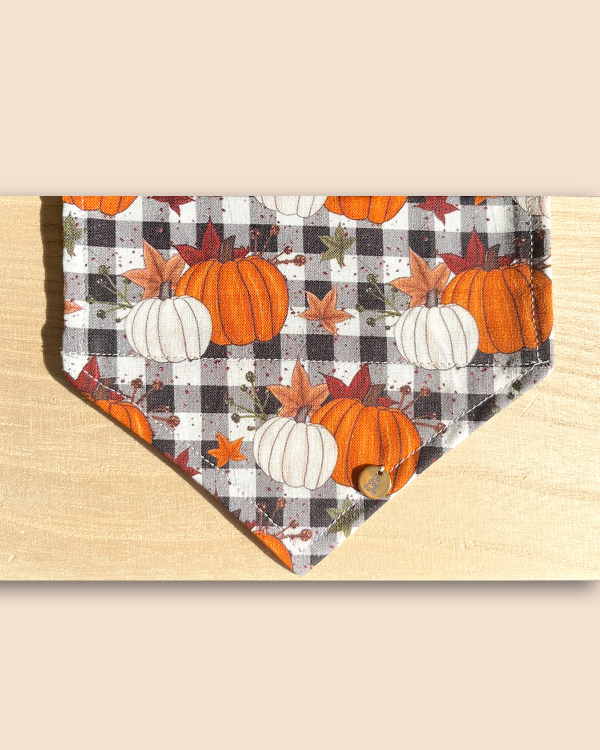 Bandana aux épices de citrouille