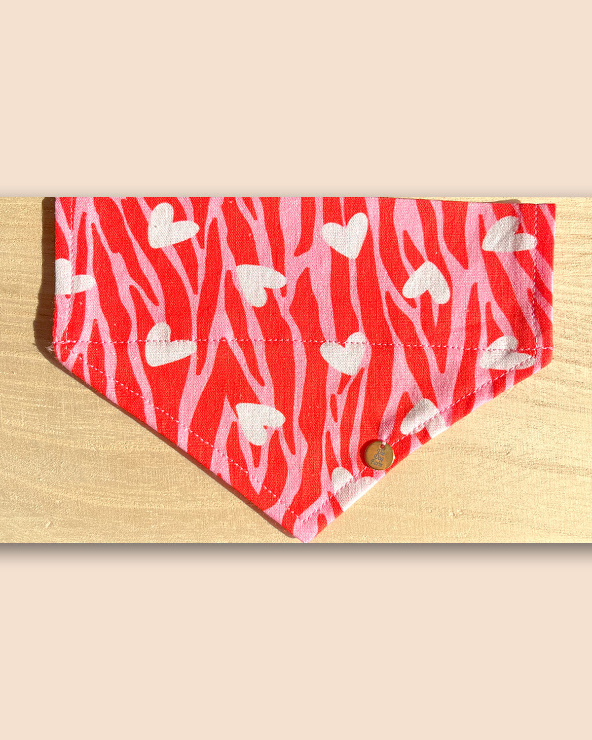 Bandana Cœurs de Zèbre