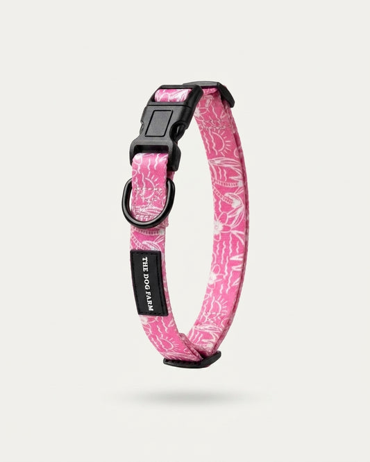 Collier hawaïen rose