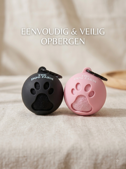 roze tennisbal met pieper