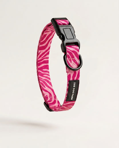 Pink Zebra Collar