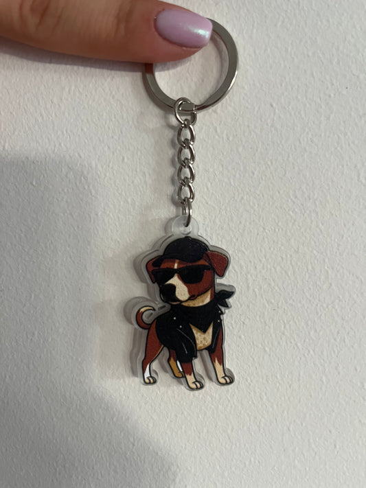 podenco sleutelhanger man