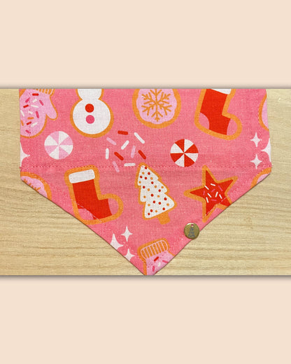 Pink Christmas Bandana